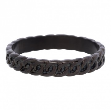 Rocking Black curb chain 4 mm