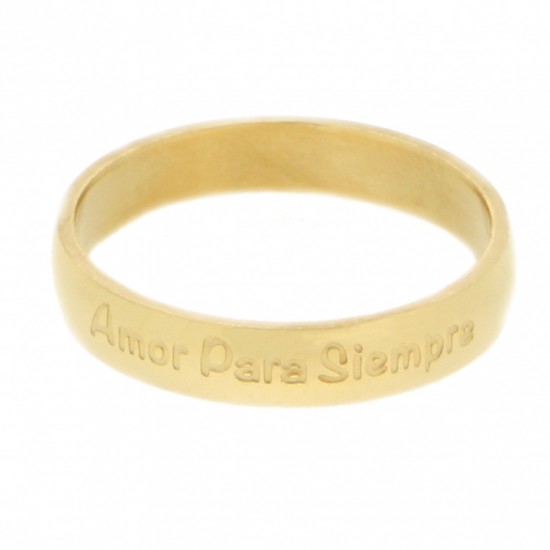 Amor Para siempre 4 mm gold