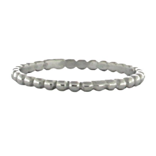Bolletjes ring 2mm zilver