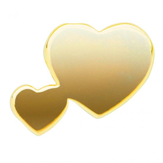 Dubbel hart goud