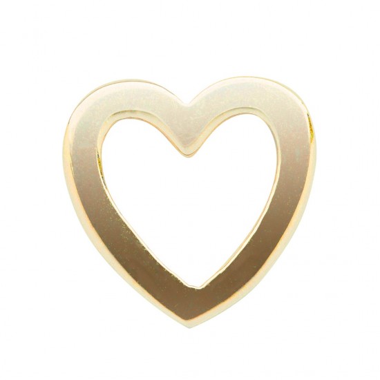 Gouden hartje open