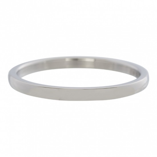 2 mm gladde ring zilver