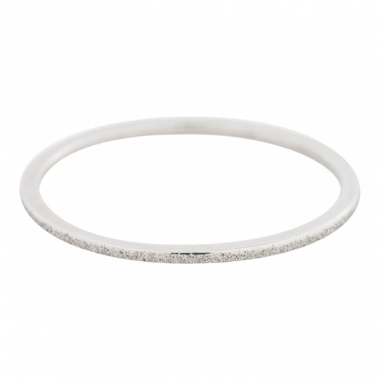 1 mm sandblasted zilver