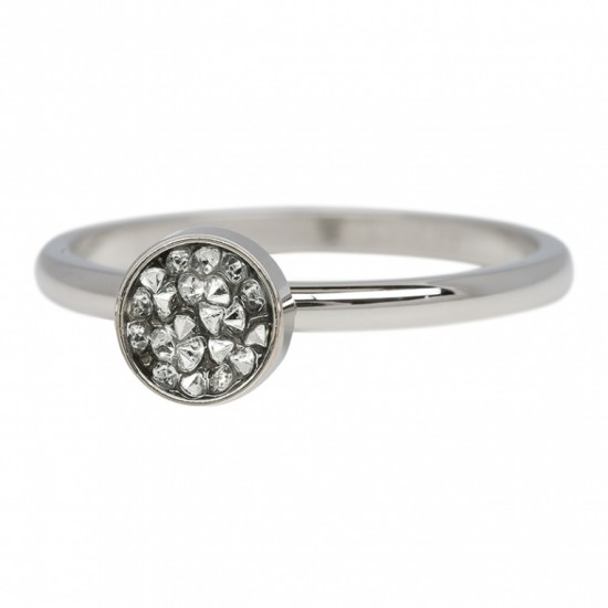 cup stones 2 mm ring silver